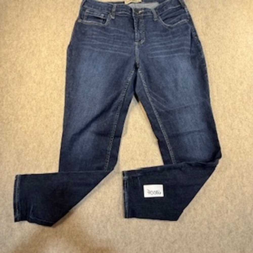 Silver Jeans Co The Curvy High Skinny Dark Wash Denim Jeans W14 L29 LA94108AU414